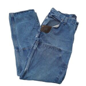 Vtg Wrangler Riggs Double Knee Jeans
